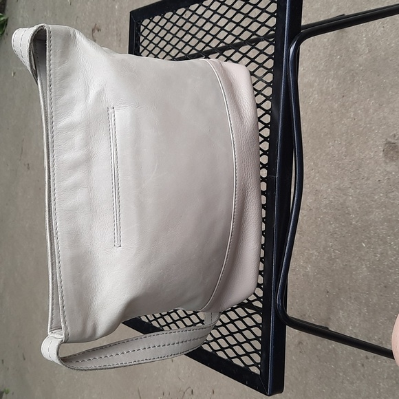 The Sak De Young Hobo bag, truffle stripe/silver, leather shoulder handbag - Picture 3 of 12